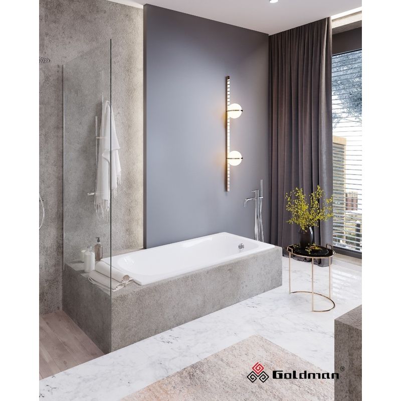 Чугунная ванна Goldman Classic 000000314 170×70 с ножками