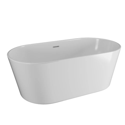 Акриловая ванна Polimat Uzo 00221 160×80 отдельностоящая белый
