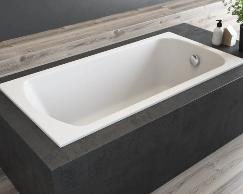 Ванна акриловая Polimat CLASSIC SLIM 170x70 с ножками