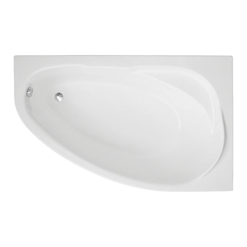 Ванна акриловая Polimat MAREA 150x100 R ассиметричная, с ножками