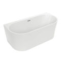 Ванна акриловая Polimat SOLA 160x75 пристенная, белый