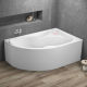 Ванна акриловая Polimat DORA 170x110 L ассиметричная, с ножками