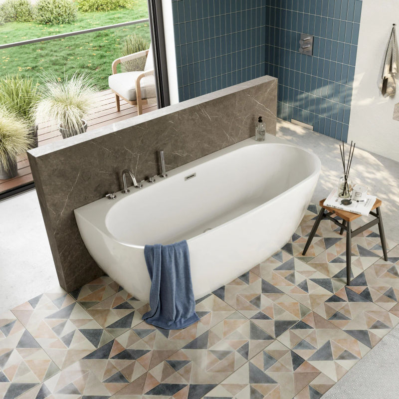 Акриловая ванна Polimat Risa 00441 170×80 пристенная белый