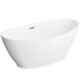 Ванна акриловая Polimat MANGO 150x75 отдельностоящая, белый