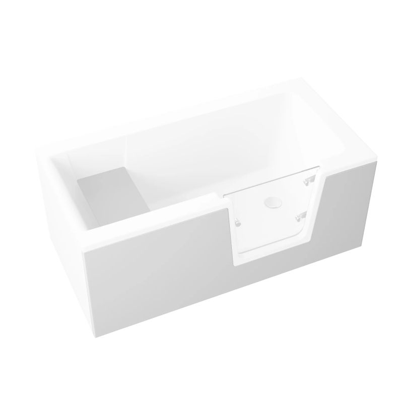 Экран для ванны фронтальный Polimat 140×57 для ванны VOVO / 00625 белый