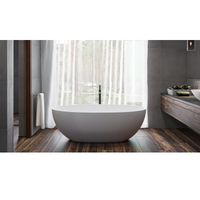 Ванна из искусственного камня WHITECROSS Diamond 170×87 / 0201.170087.100 белый глянец — 2