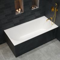 Ванна из искусственного камня WHITECROSS Gin 165×75 solid surface / 0217.165075.200 белый матовый — 2