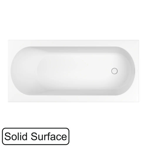 Ванна из искусственного камня WHITECROSS Gin 165×75 solid surface / 0217.165075.200 белый матовый