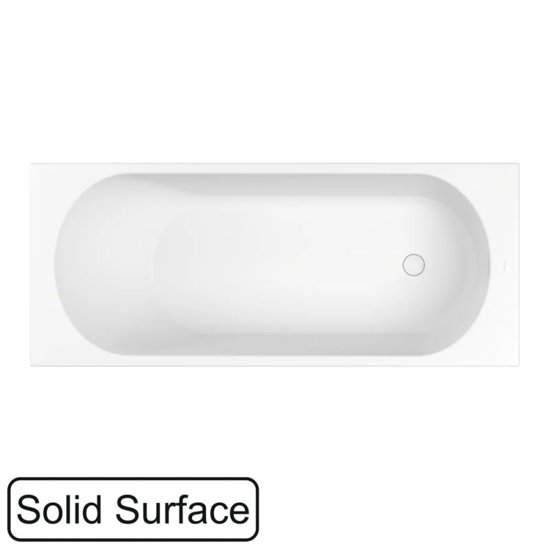 Ванна из искусственного камня WHITECROSS Gin 170×70 solid surface / 0217.170070.200 белый матовый