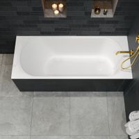 Ванна из искусственного камня WHITECROSS Gin 170×70 solid surface / 0217.170070.200 белый матовый — 3