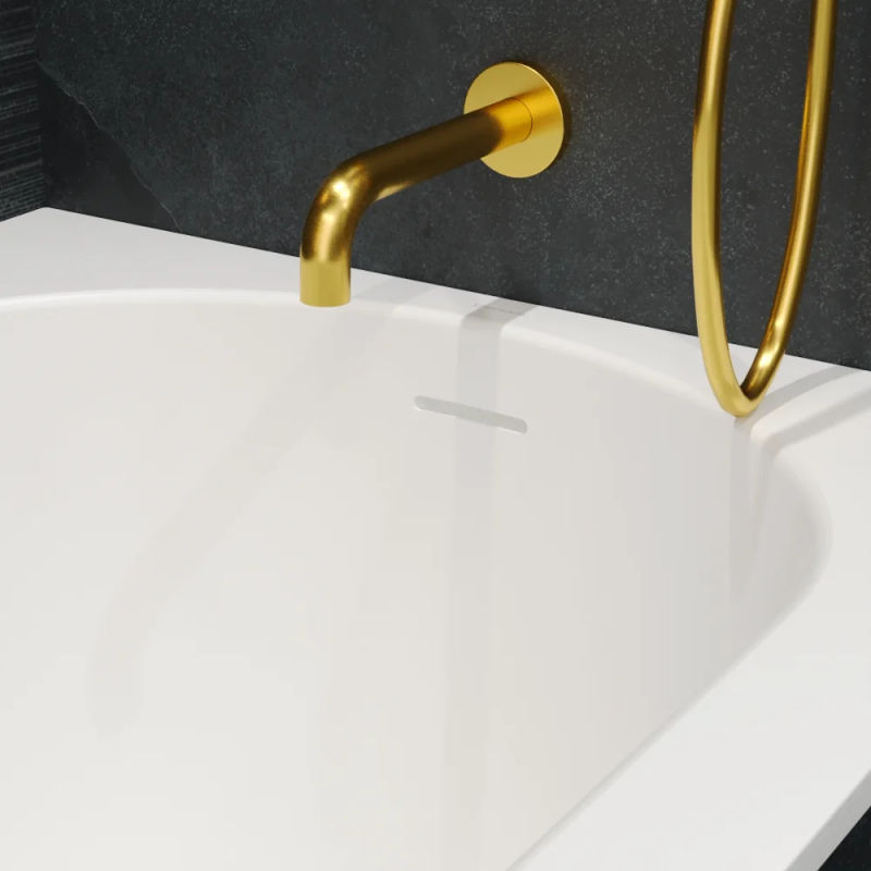 Ванна из искусственного камня WHITECROSS Gin 175×75 solid surface / 0217.175075.200 белый матовый