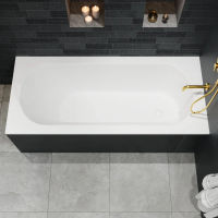 Ванна из искусственного камня WHITECROSS Gin 180×80 solid surface / 0217.180080.200 белый матовый — 2