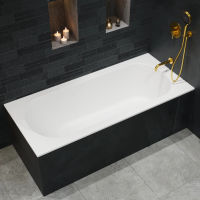 Ванна из искусственного камня WHITECROSS Gin 180×80 solid surface / 0217.180080.200 белый матовый — 3