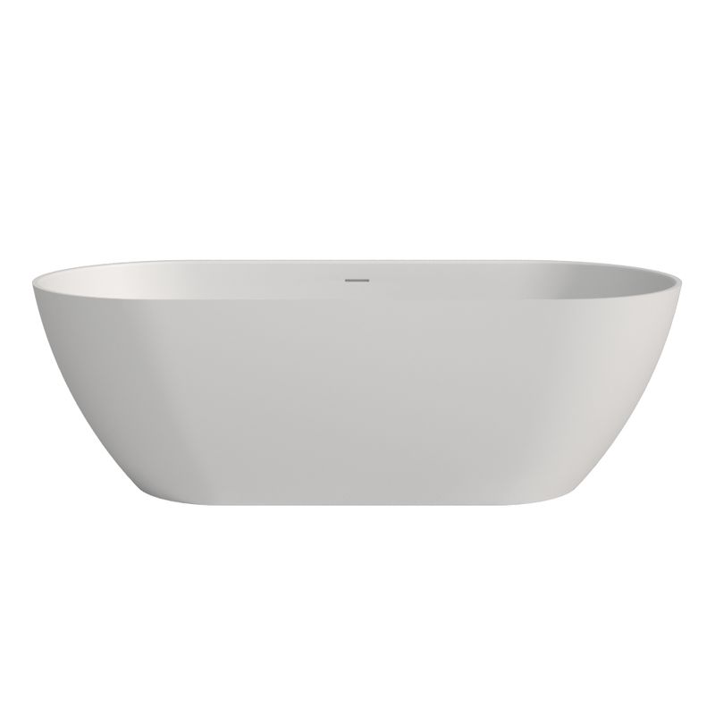 Ванна из искусственного камня WHITECROSS Tawna 165×80 solid surface / 0218.165080.200 белый матовый