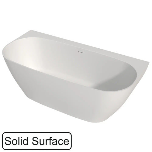Ванна из искусственного камня WHITECROSS Make 170×80 solid surface / 0219.170080.200 белый матовый