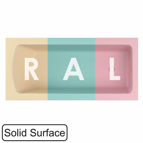 Ванна из искусственного камня WHITECROSS Coin 170x80 solid surface / 0224.170080.2XXXX RAL матовый