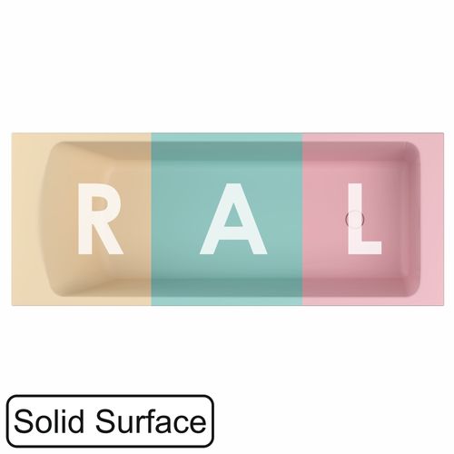 Ванна из искусственного камня WHITECROSS Coin 175x70 solid surface / 0224.175070.2XXXX RAL матовый