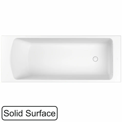 Ванна из искусственного камня WHITECROSS Coin 180x70 solid surface / 0224.180070.200 белый матовый