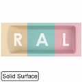 Ванна WHITECROSS Coin 180x75 (RAL мат) иск. камень