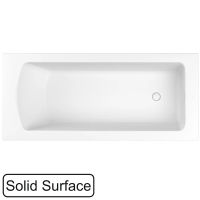 Ванна из искусственного камня WHITECROSS Coin 180x80 solid surface / 0224.180080.200 белый матовый — 1