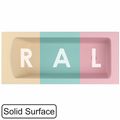 Ванна WHITECROSS Coin 180x80 (RAL мат) иск. камень