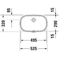 Раковина Duravit D-Code 495 0338490000 — 2