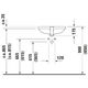 Умывальник встраиваемый Duravit D-Code 495 0338490000