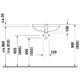Умывальник встраиваемый Duravit D-Code 560 0338560000