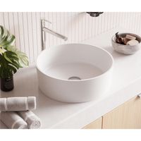 Раковина WHITECROSS Agate D=40,5 иск. камень solid surface / 0701.040040.200 белый матовый — 3