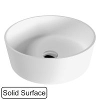 Раковина WHITECROSS Agate D=40,5 иск. камень solid surface / 0701.040040.200 белый матовый — 1