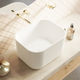 Умывальник WHITECROSS Lazurit 50x40 (белый мат) иск. камень