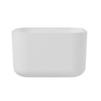 Раковина WHITECROSS Lazurit 50×40 иск. камень solid surface / 0713.050040.200S белый матовый — 4