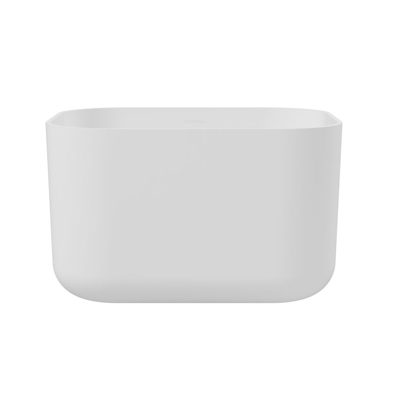 Раковина WHITECROSS Lazurit 50×40 иск. камень solid surface / 0713.050040.200S белый матовый