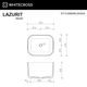 Умывальник WHITECROSS Lazurit 50x40 (RAL мат) иск. камень