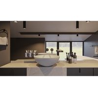 Раковина WHITECROSS Cornelian D=43 иск. камень / 0714.043043.200 белый матовый — 3