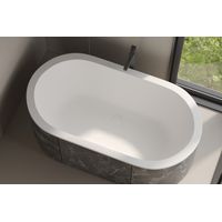 Ванна из искусственного камня Holbi Lyra SR 1.01.009.11.1 белый матовый — 5