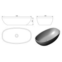 Раковина Holbi Tefia SR 1.02.008.11.1 белый матовый — 4