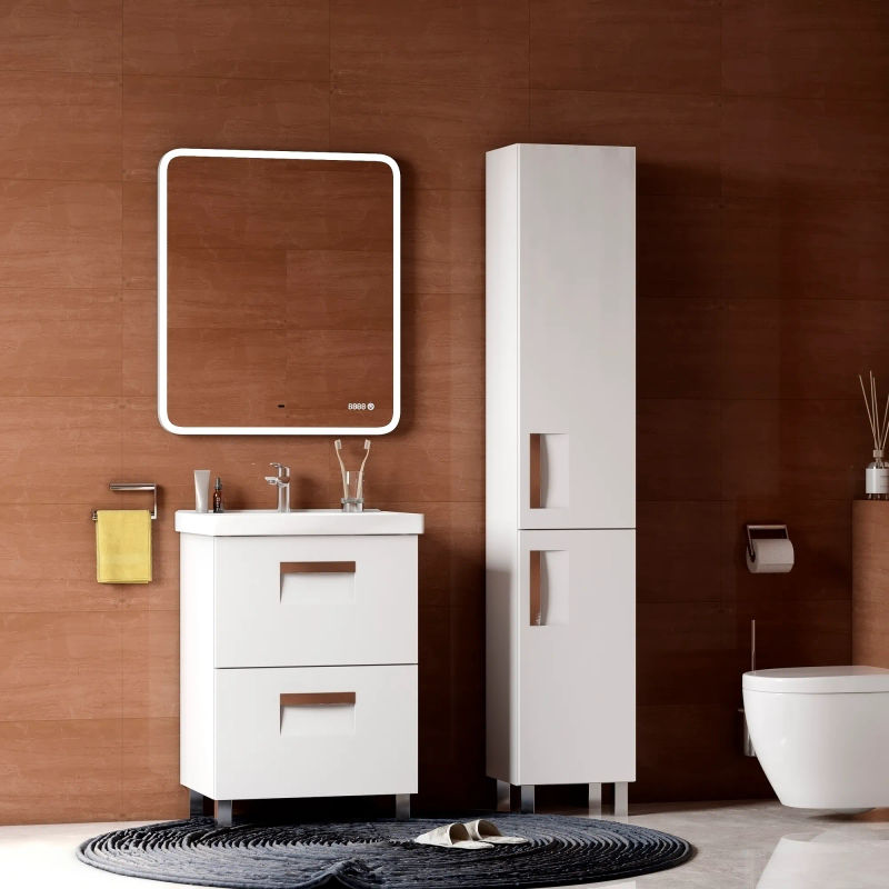 Зеркало BRIZ Софи 60×80 с подсветкой, подогревом, часами / 103 01-43060-00 00