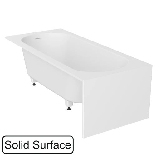 Экран для ванны торцевой WHITECROSS 1102.0XXXX.200 иск. камень (белый матовый)