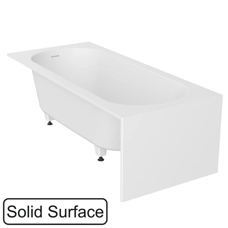 Экран для ванны торцевой WHITECROSS 1102.0XXXX.200 иск. камень (белый матовый)