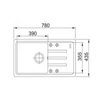 Кухонная мойка из искусственного камня Franke 611-78 114.0391.204 BSG бежевый — 2