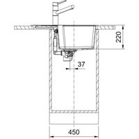Кухонная мойка из искусственного камня Franke UBG 611-62 114.0595.304 сахара — 3