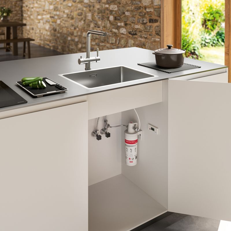 Смеситель для кухни Franke Atlas Clear Water с фильтрацией / 120.0179.978 нержавеющая сталь