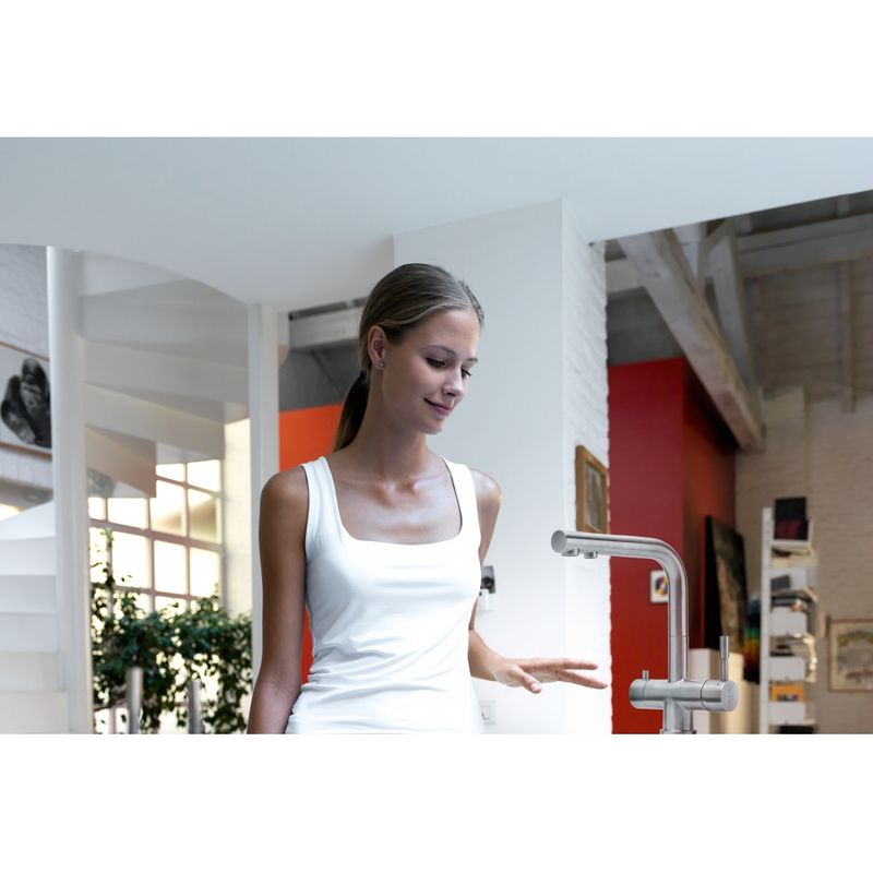 Смеситель для кухни Franke Atlas Clear Water с фильтрацией / 120.0179.978 нержавеющая сталь