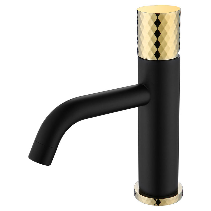Смеситель для раковины BOHEME Stick Diamond 121-BG Black Gold