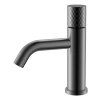 Смеситель для раковины BOHEME Stick Diamond 121-GM Gun Metal — 1