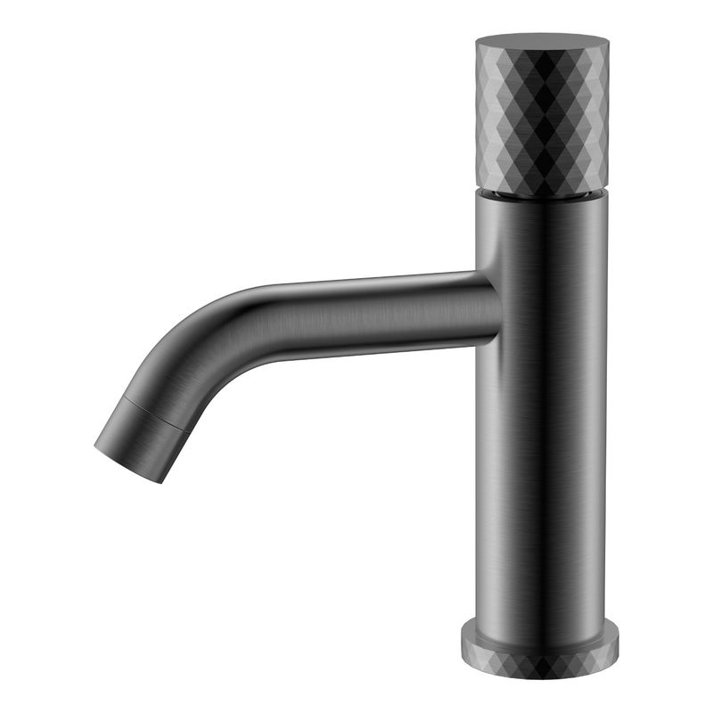 Смеситель для раковины BOHEME Stick Diamond 121-GM Gun Metal