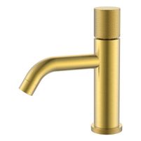 Смеситель для раковины BOHEME Stick Diamond 121-MG.2 Mat Gold — 1