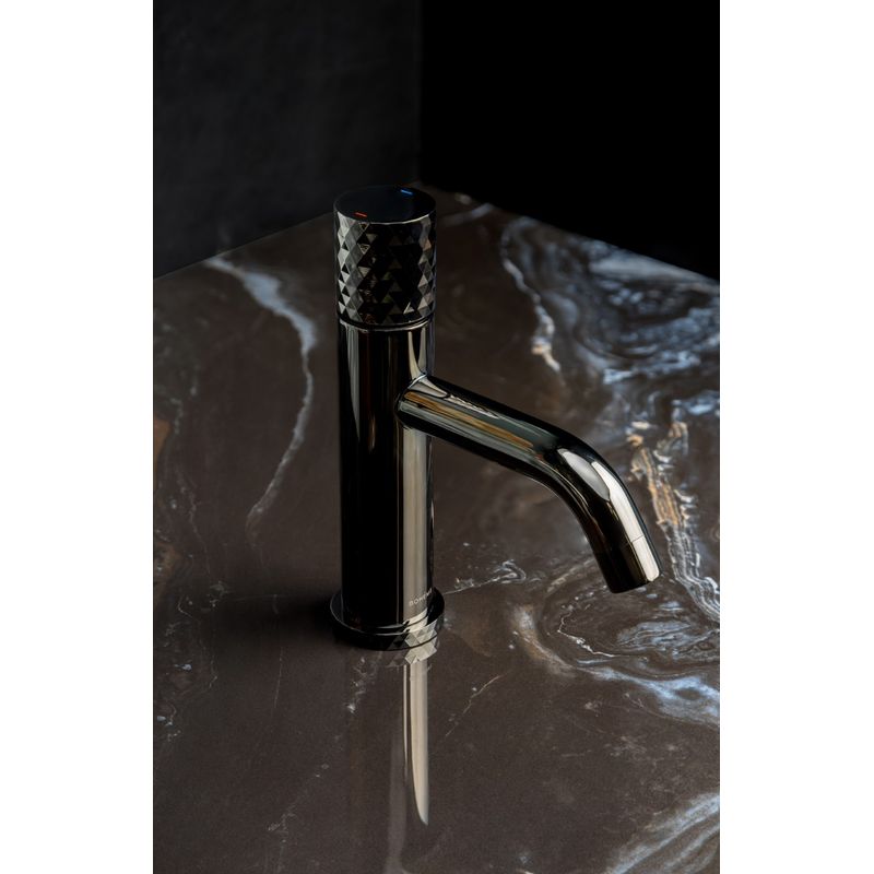 Смеситель для раковины BOHEME Stick Diamond 121-SGM Shine Gun Metal