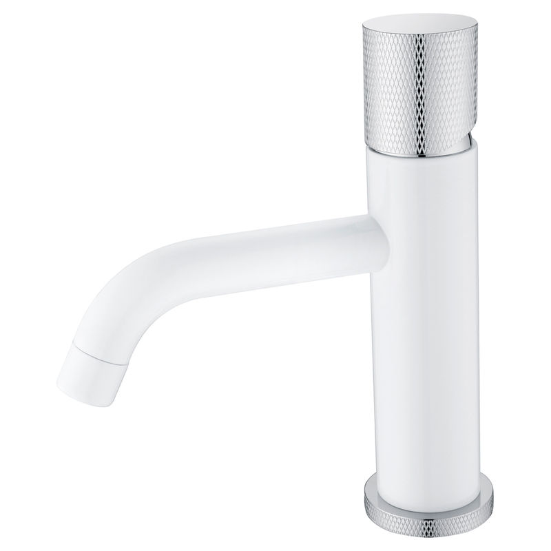 Смеситель для раковины BOHEME Stick Diamond 121-WCR.2 White Chrom